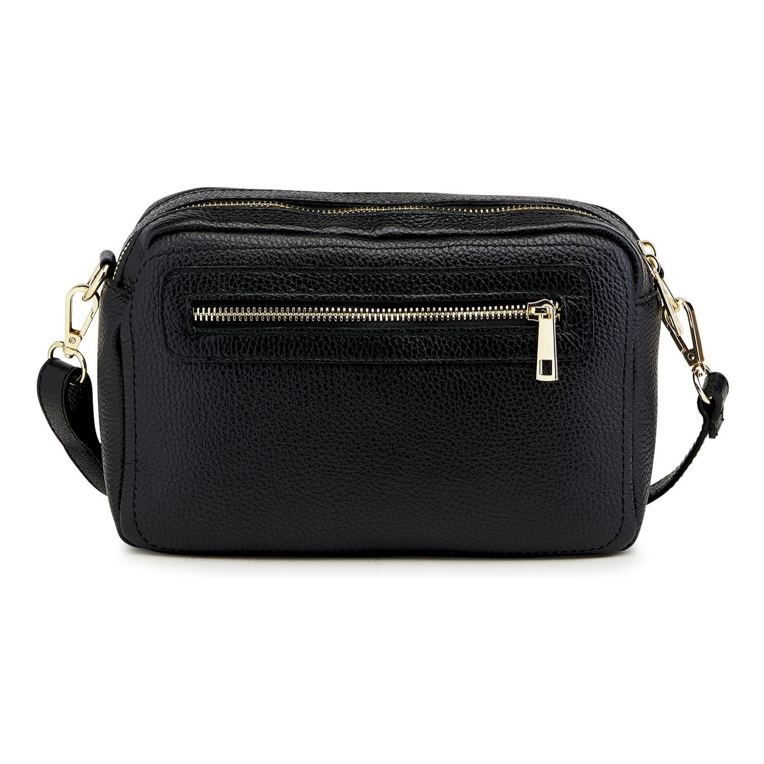 Borse Donna colore Nero-in pelle Made in Italy 28x24x18cm