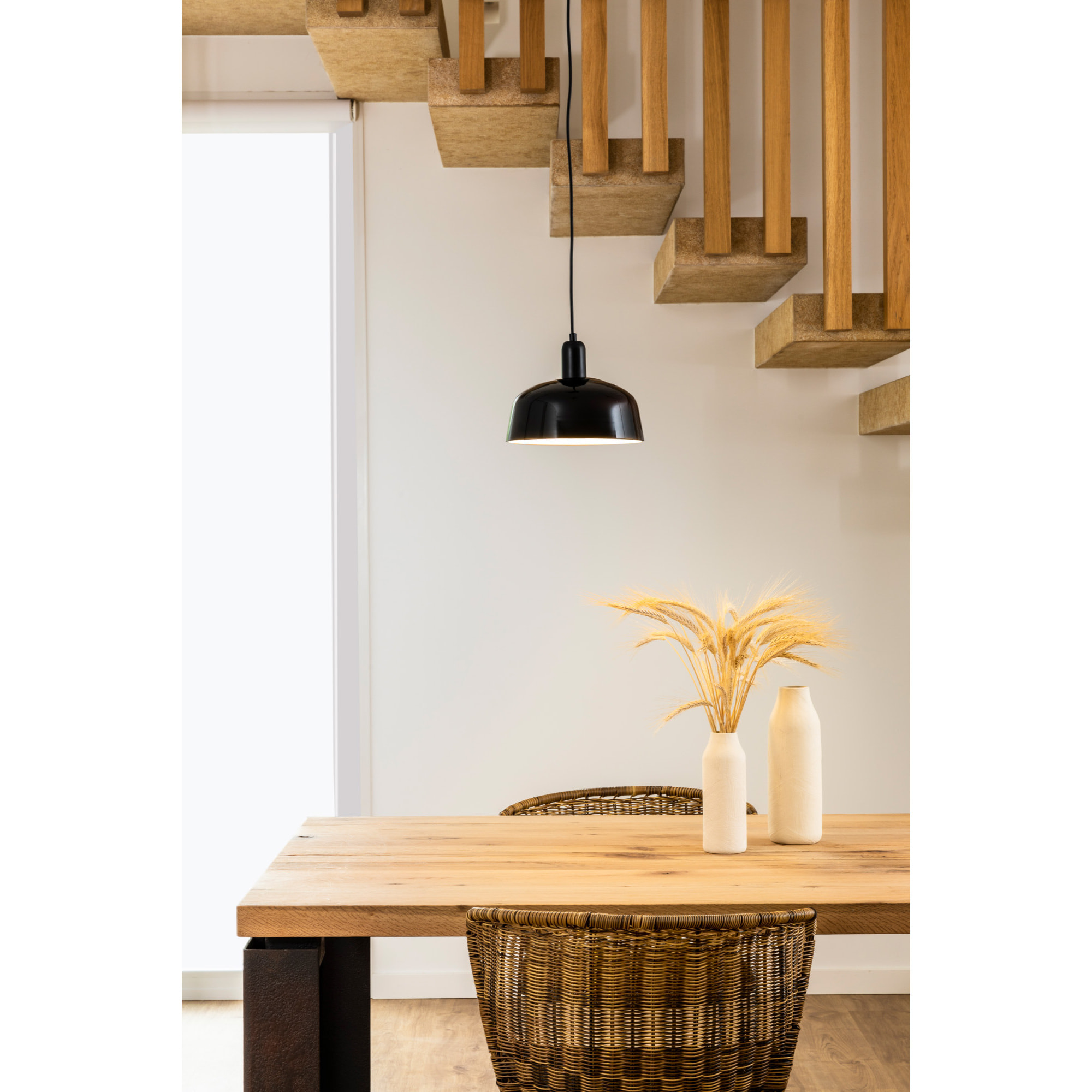 TATAWIN M Colgante cristal negro