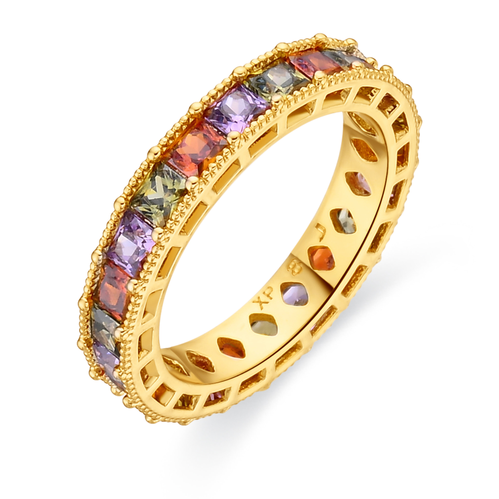 Anillo Camilko acabado oro amarillo 18k