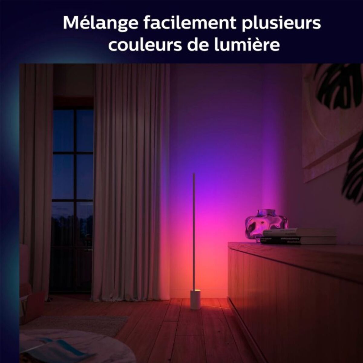 Lampe connectée PHILIPS HUE W&C Gradient Sign blanc