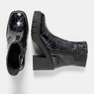 Botines con tacón 1974 HORASAN GREY-BLACK/BERNA color Grey-black