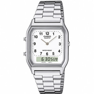 Reloj Casio AQ-230A-7B Unisex Analogico/digital Cuarzo con Correa de Acero inoxidable