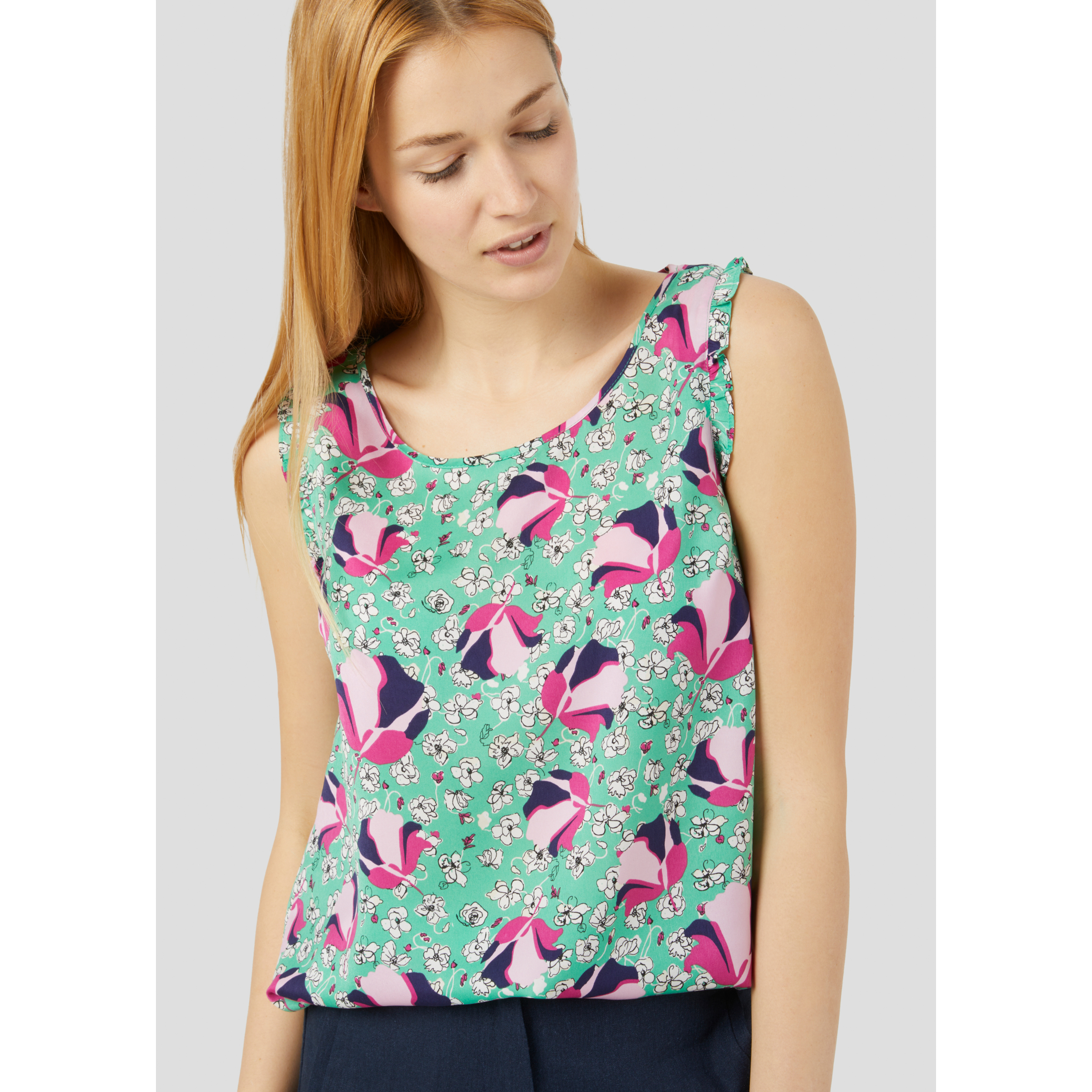 CONBIPEL BLUSA VERDE MEDIO