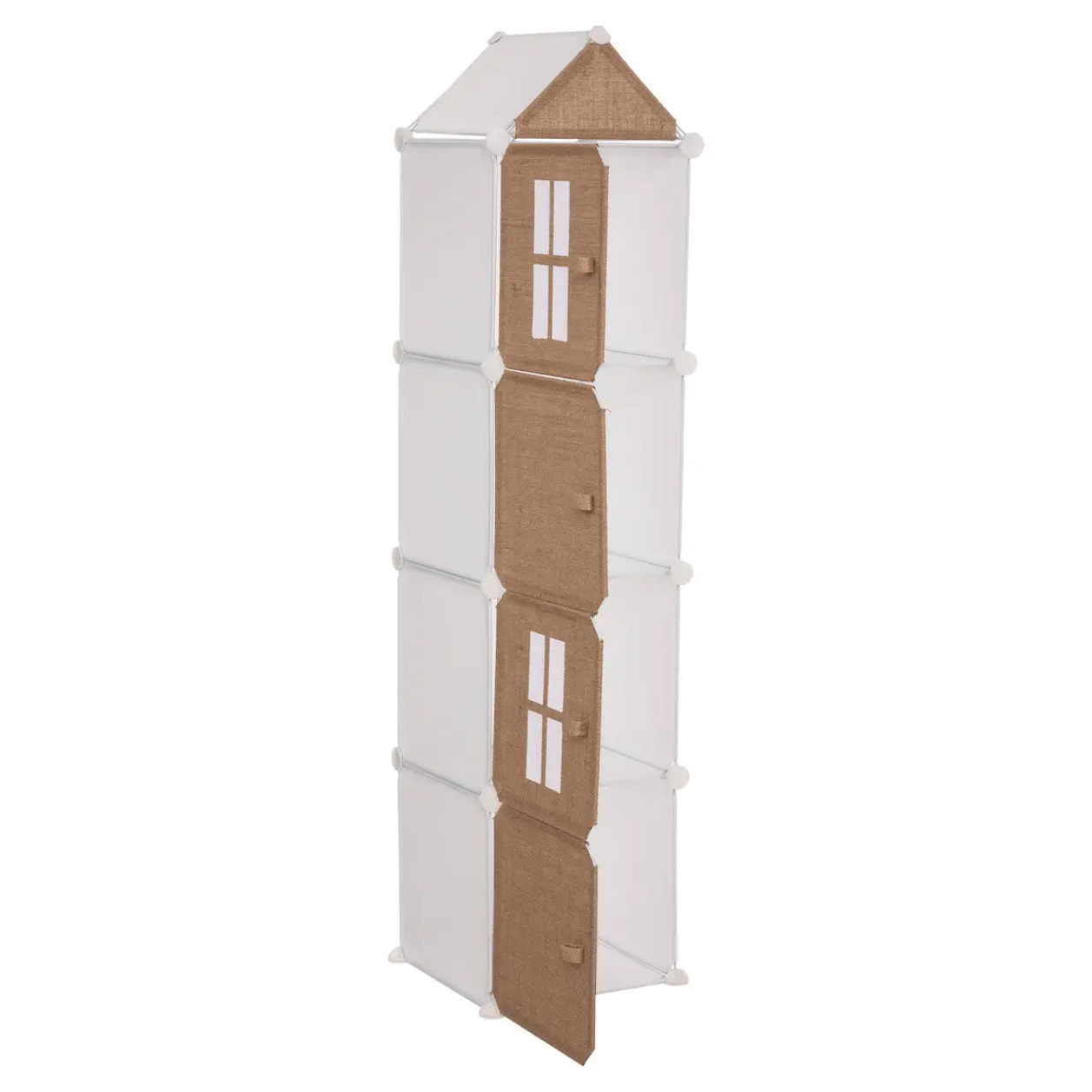 Rangement enfant "Colonne" jute 34x140cm