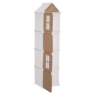 Rangement enfant "Colonne" jute 34x140cm