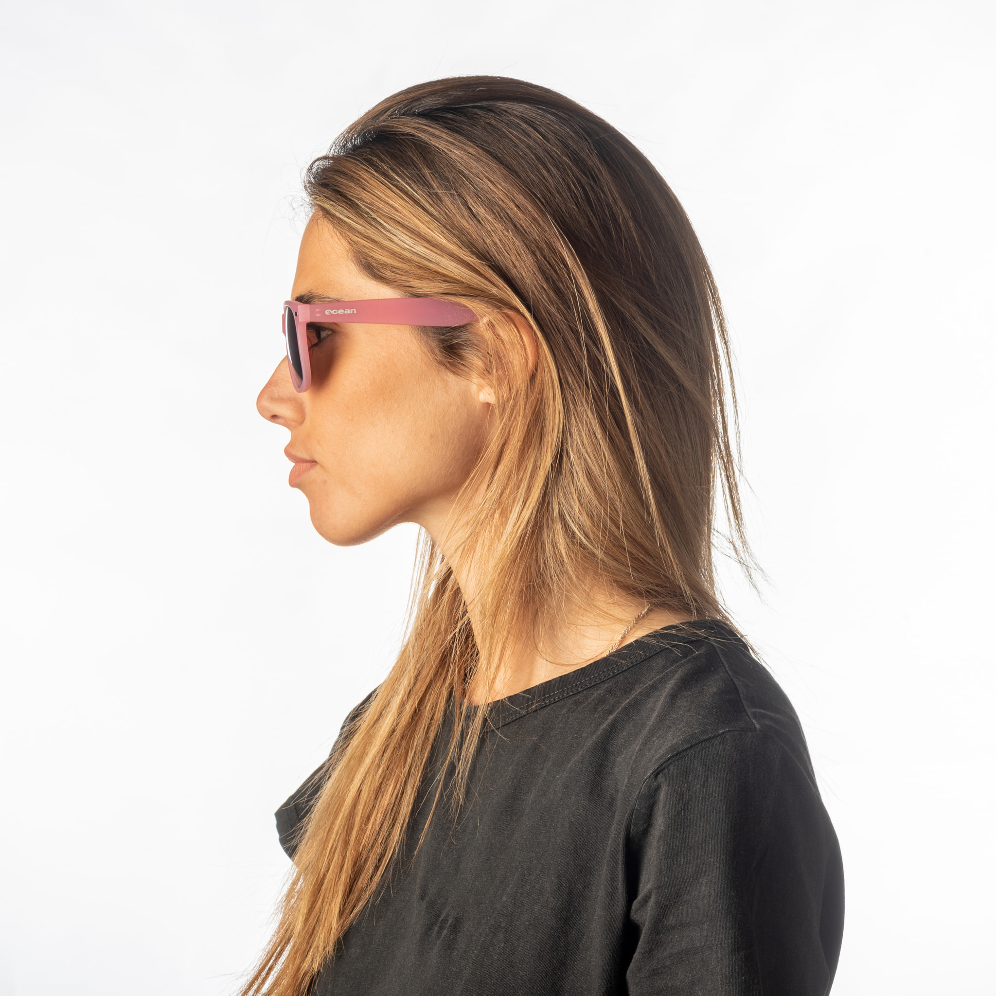 Occhiali da sole OCEAN BEACH WAYFARER - Rosa e / Blu