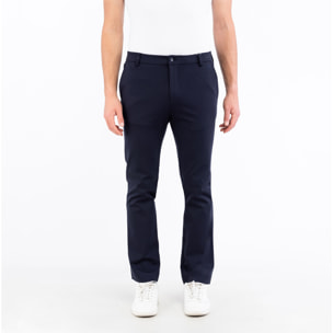 BIKKEMBERGS pantalone uomo dress blue