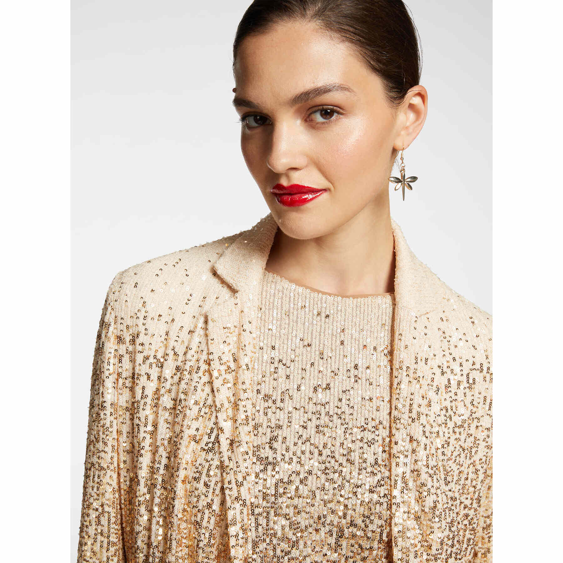 Elena Mirò - Blazer full paillettes - Oro