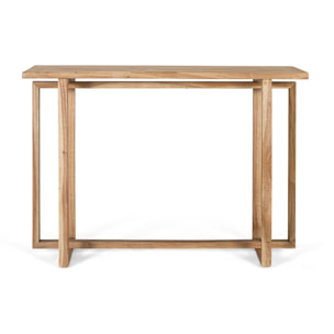 Consola de Madera de Mindi 120 Cm Estilo Contemporaneo - Escandinavo