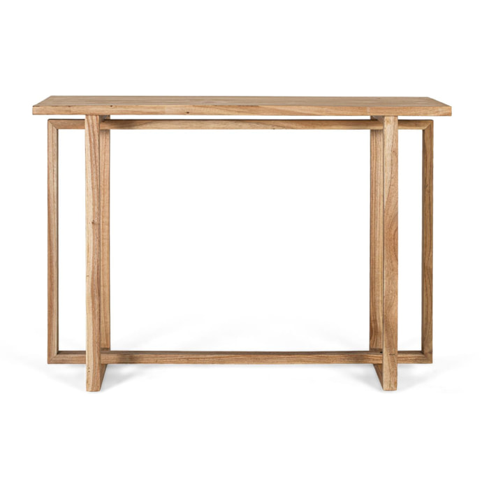 Consola de Madera de Mindi 120 Cm Estilo Contemporaneo - Escandinavo