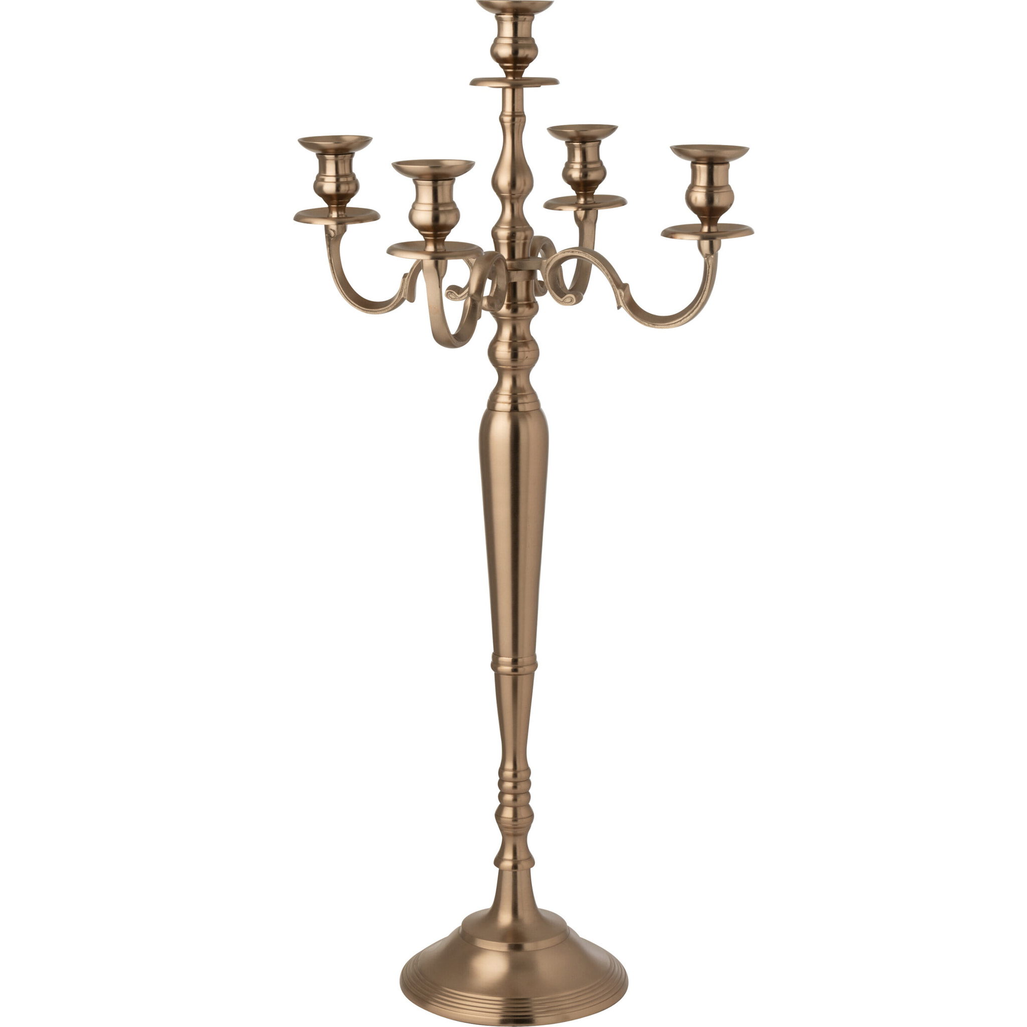 J-Line bougeoir - aluminium - couleur or rosé - large