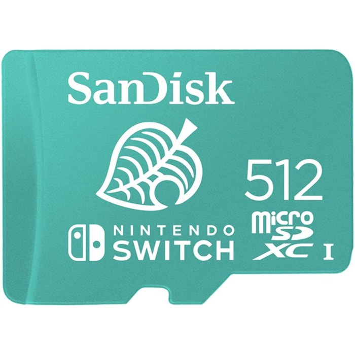 Carte Micro SD SANDISK Nintendo Switch microSDXC 512Go
