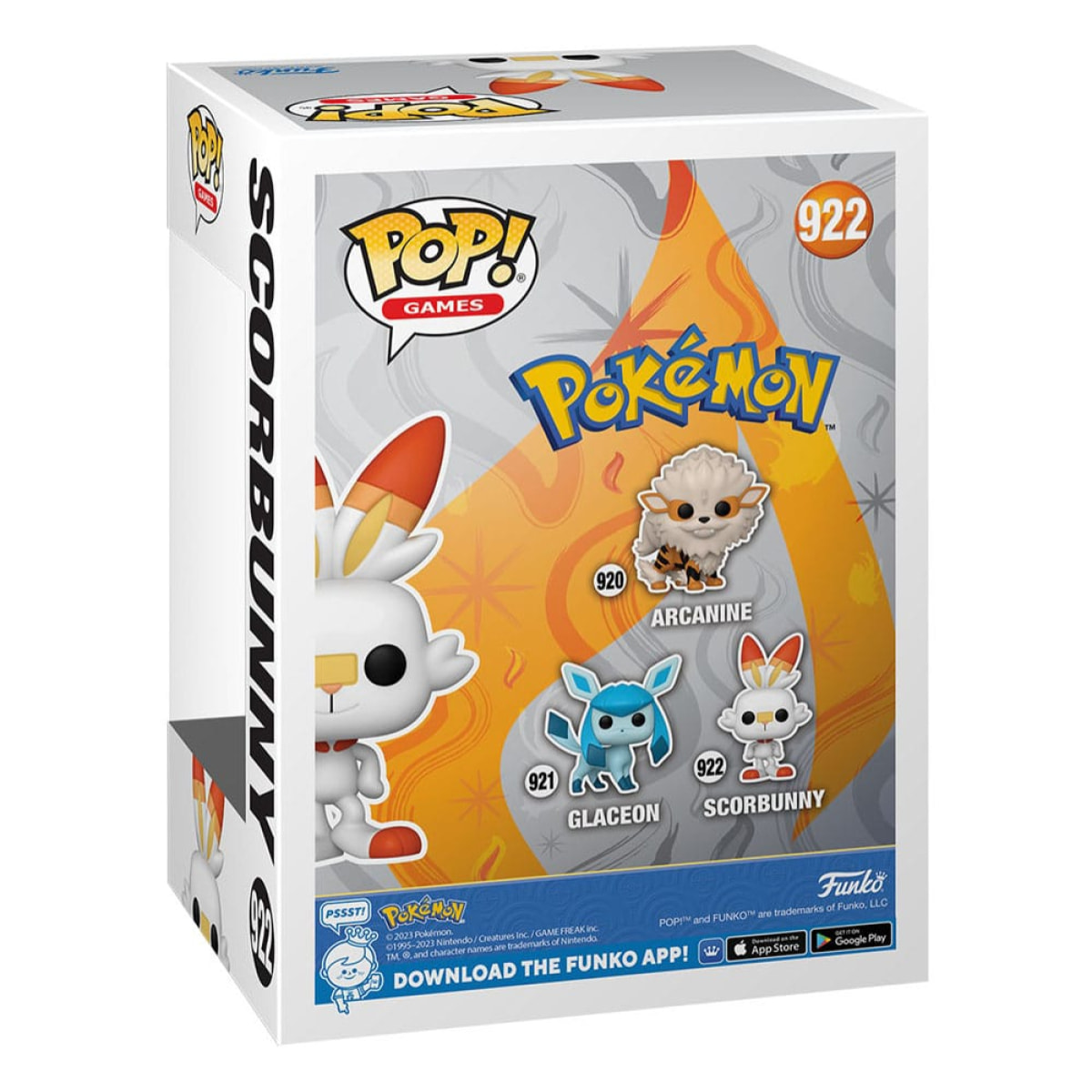 Pokemon Pop! Games Vinile Figura Scorbunny (emea) 9 Cm Funko