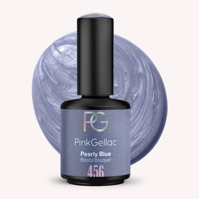 Vernis semi-permanent - 456 Pearly Blue - 15 ml