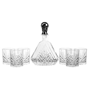 Set 7 Piezas Whisky Cristal 630 Ml