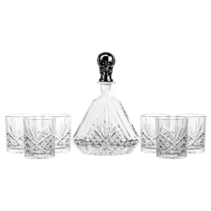 Set 7 Piezas Whisky Cristal 630 Ml