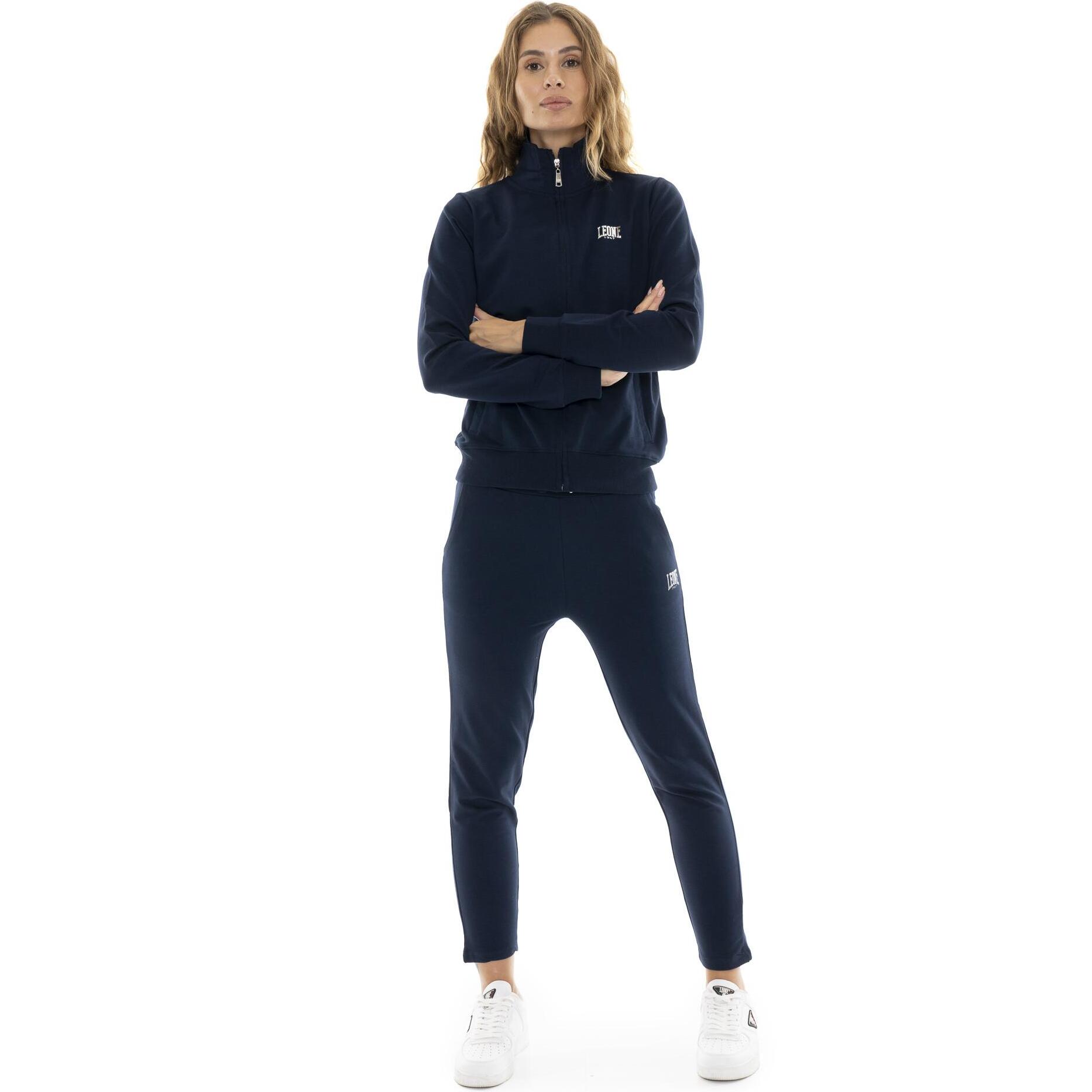 Tuta da donna invernale con colletto e zip "Silver"