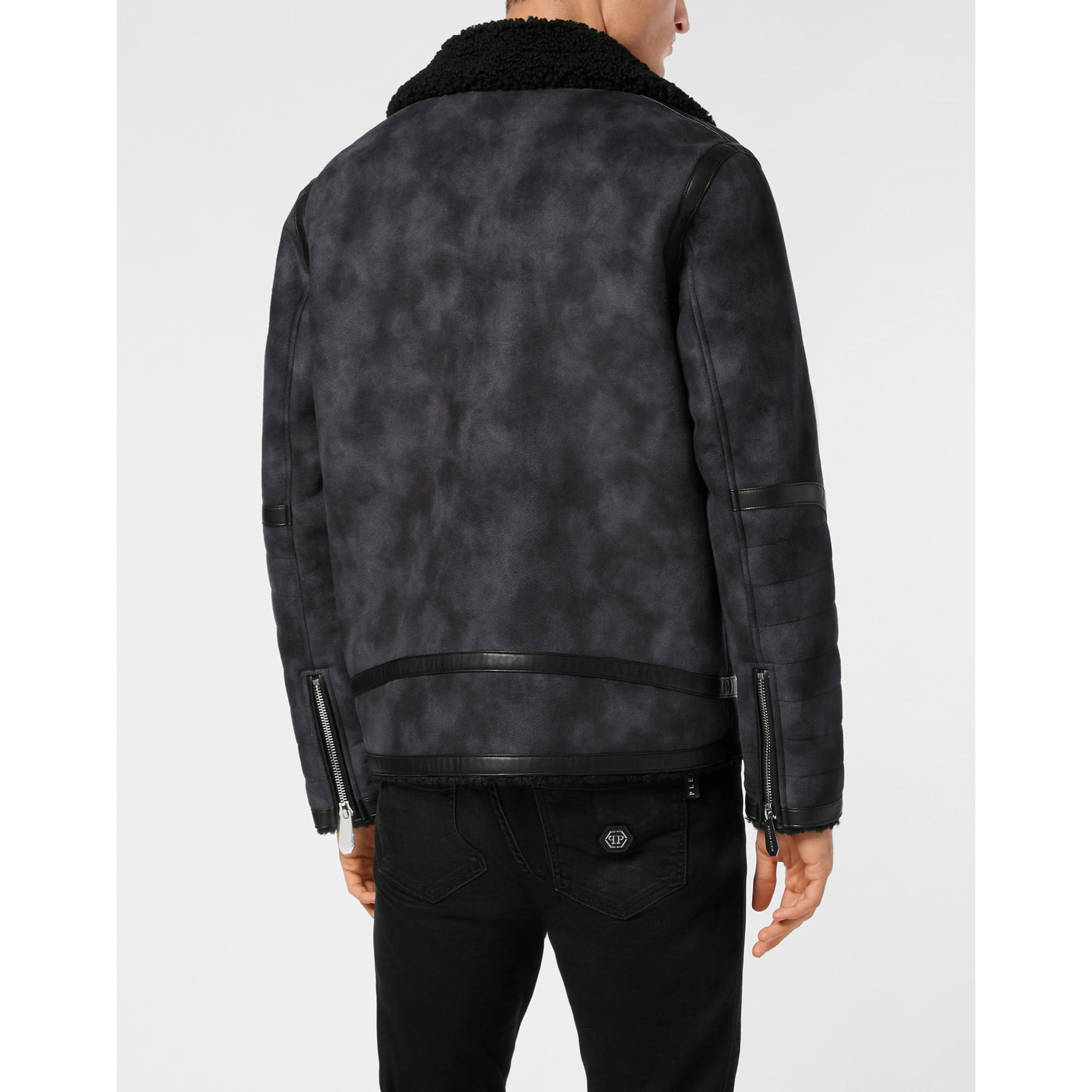 PHILIPP PLEIN Chaqueta motera ICONIC PLEIN