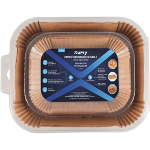 Papier cuisson NUFRY Airfryer Paperpack 150 pièces