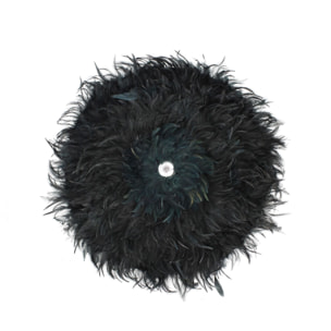 Décoration en plumes de coq et coquillages 60cm KAPAU