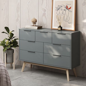 Commode 7 tiroirs en bois - PIERA