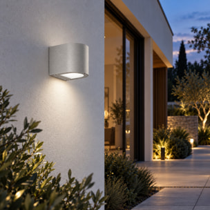 Applique LED tonda mono Rossini SILVER 4000K