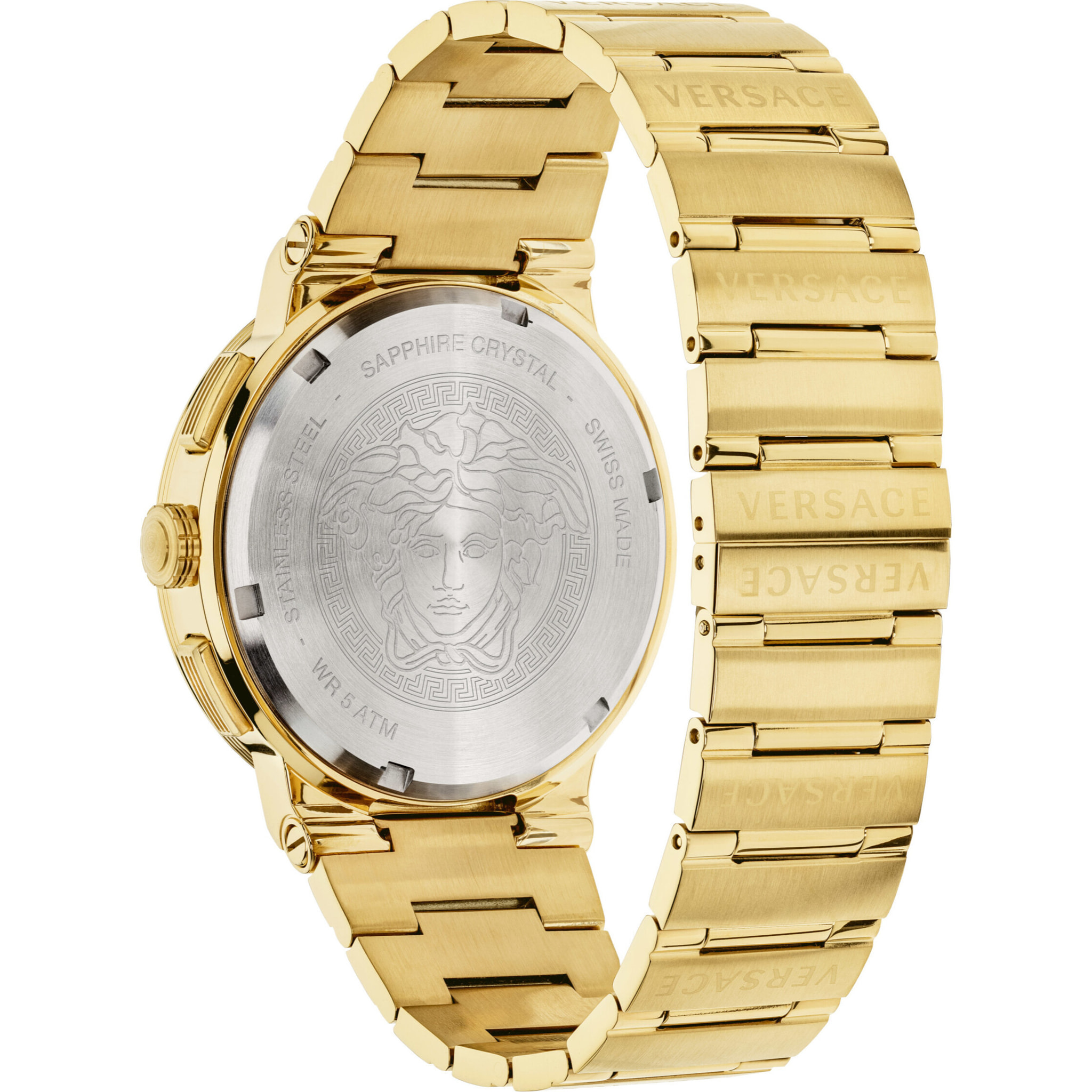 Versace Reloj Cronógrafo De Cuarzo Greca Logo Chrono