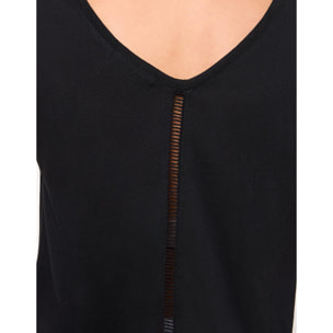 Camiseta Tirantes Detalle Calado Espalda Negro - Kia