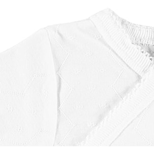 Body cruzado bebé manga corta algodón