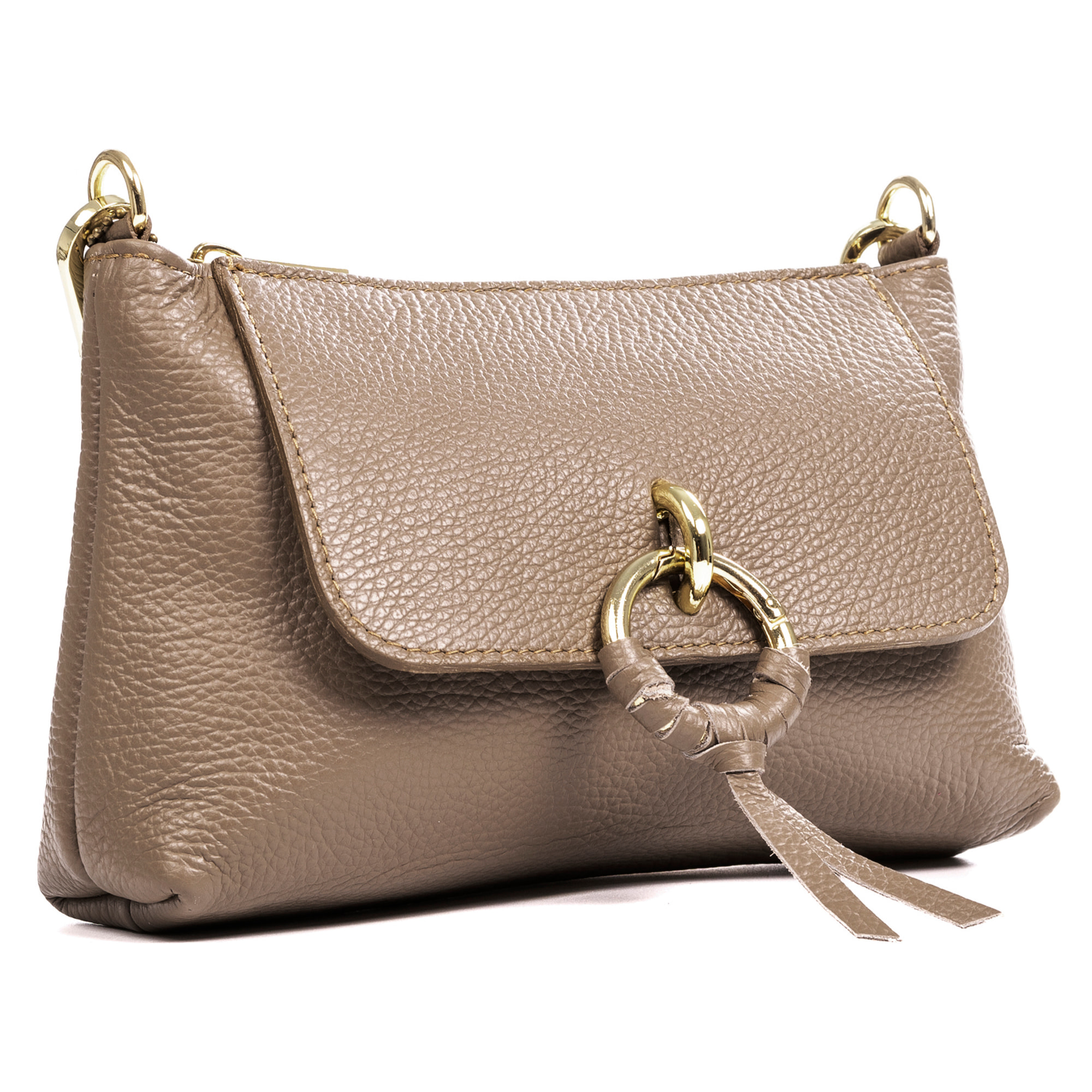 Arvier borsa a mano a tracolla in vera pelle dollaro