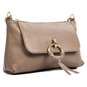 Arvier borsa a mano a tracolla in vera pelle dollaro