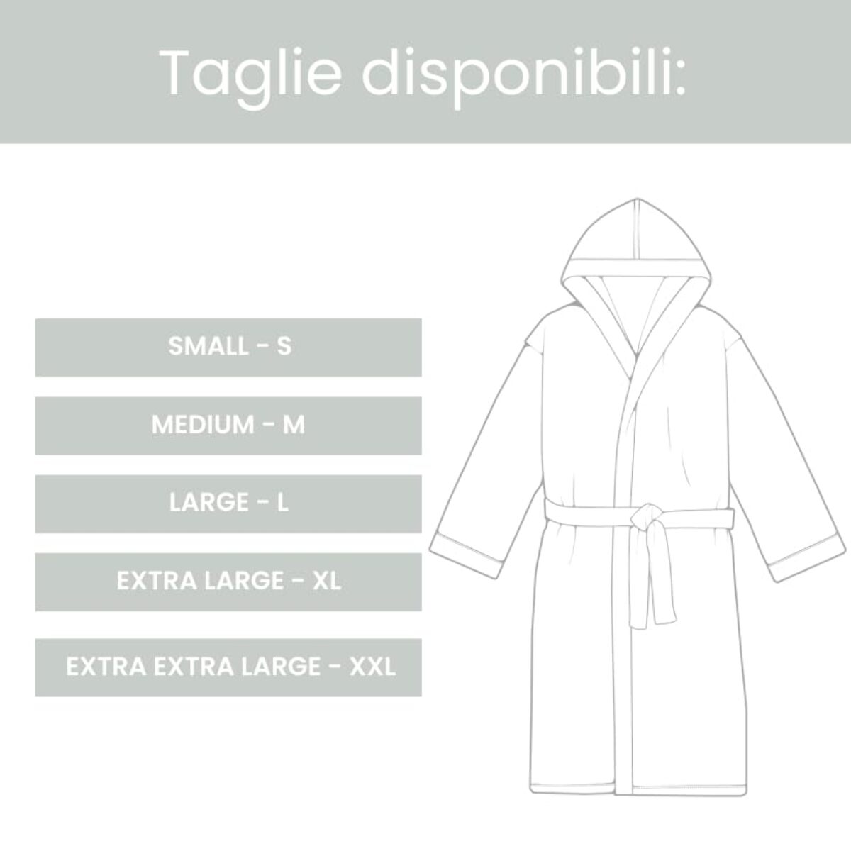 INTRECCI Accappatoio Tinta Unita Nido d’Ape 100% Cotone, Accappatoio Unisex Adulto con Cappuccio e Cinture Taglia M, Bianco