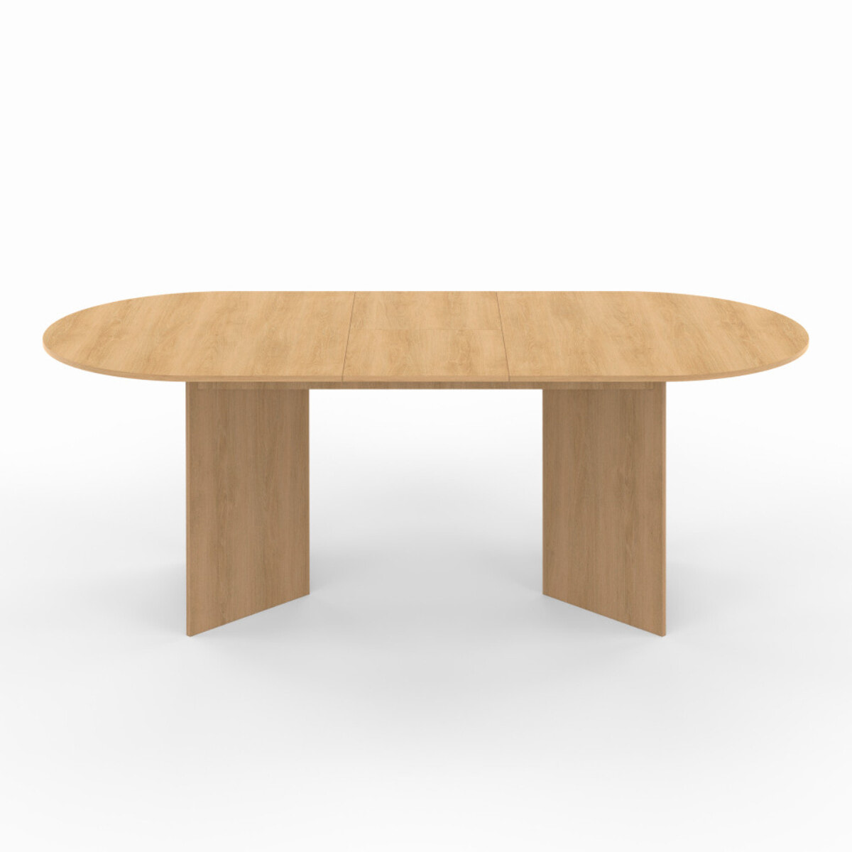 Table à manger extensible Gabin 160-200cm effet hêtre