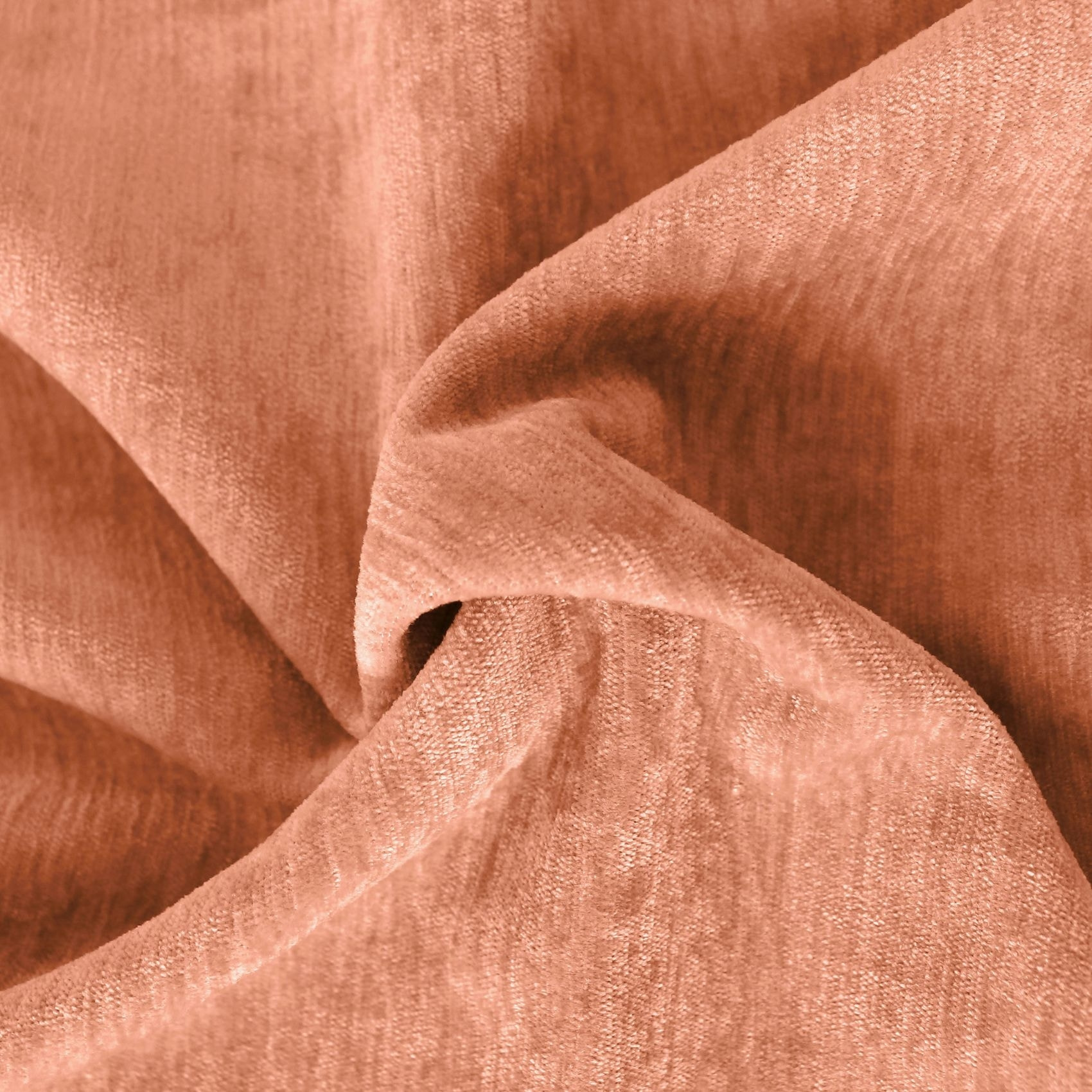 Rideau thermique en velours doublé polaire - Cuivre