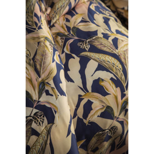 Parure housse de couette et taies oreiller 100% Satin de Coton imprimé