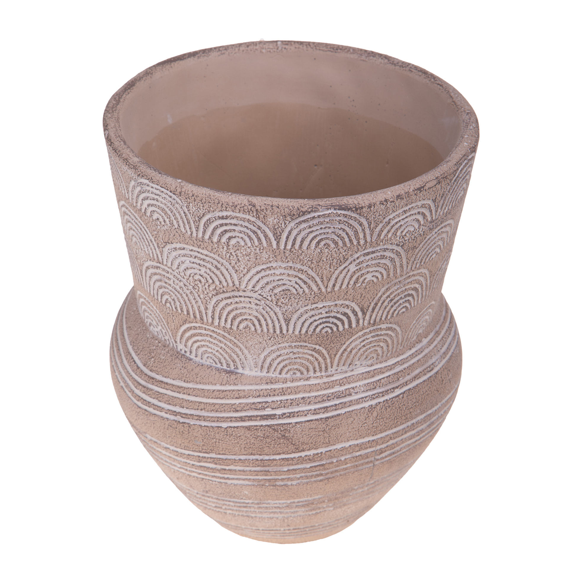 Vaso Spanciato 20Xh.25 Cm - Pezzi 1 - 20X25X20cm - Colore: Marrone - Bianchi Dino - Decori Casa E Complementi