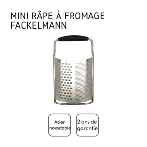 Set de 2 râpes à fromage en inox Fackelmann Multifonctions