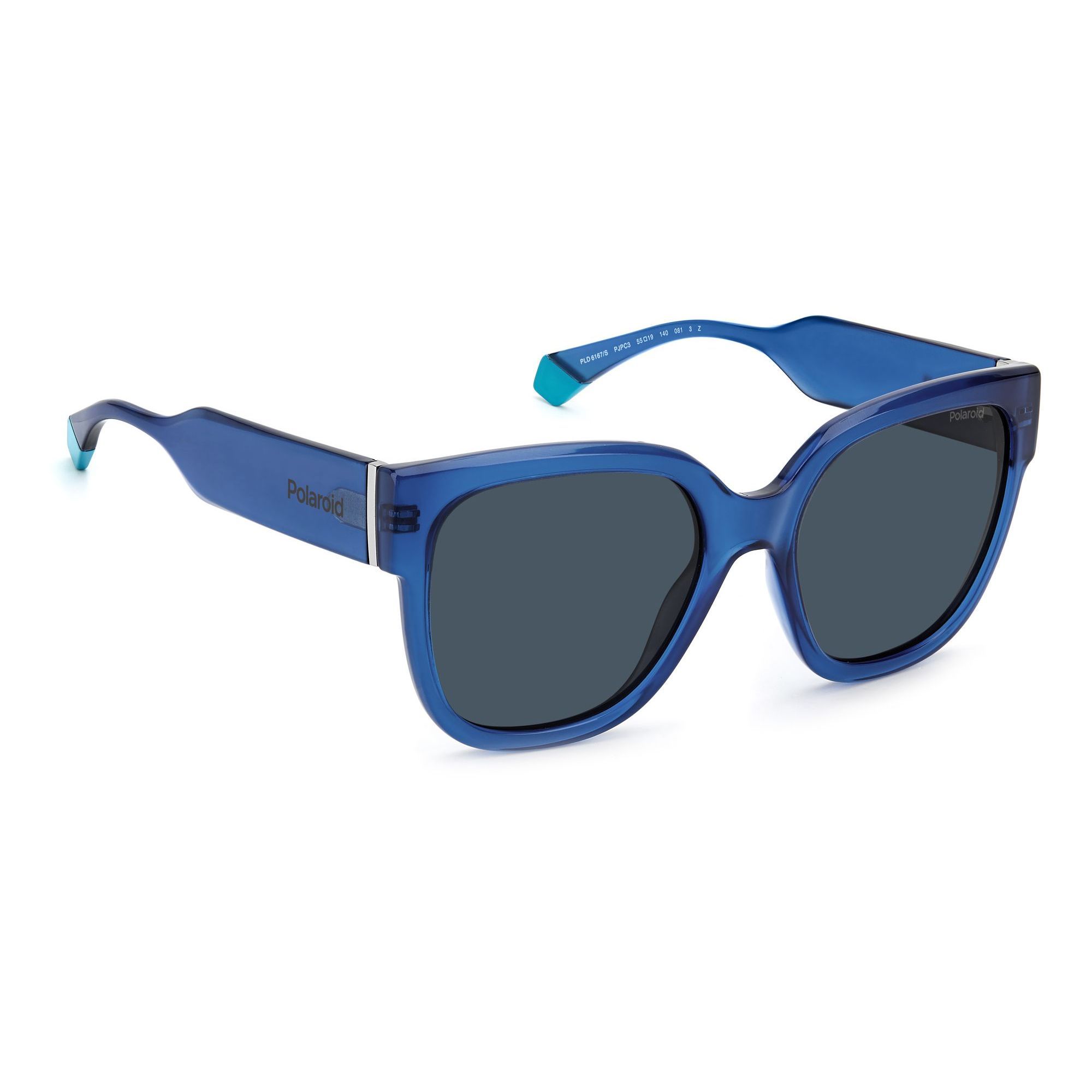 Polaroid - lunettes de soleil pour femme - bleu - protection UV: UV 100%
