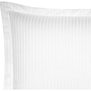 Lot de deux taie d'oreiller 100% satin coton amboise