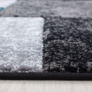 HAWAII - Tapis de salon à motif géométrique turquoise