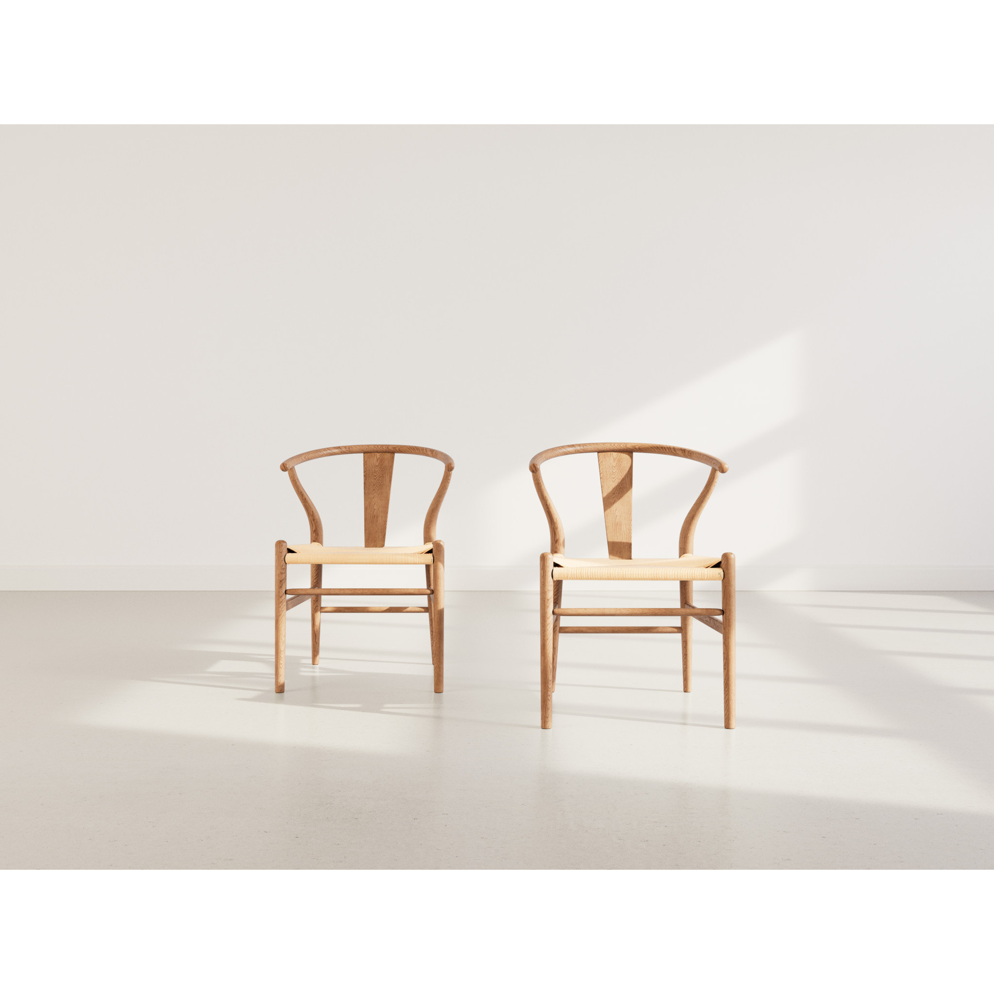 Bergen - lot de 2 chaises - bois d'hêtre - Bois