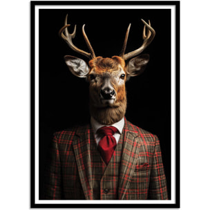 Affiche - Red Deer Wild Suits - Philippe Hugonnard