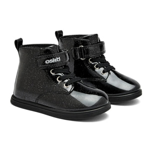 Botas de Niña Glitter en Negro
