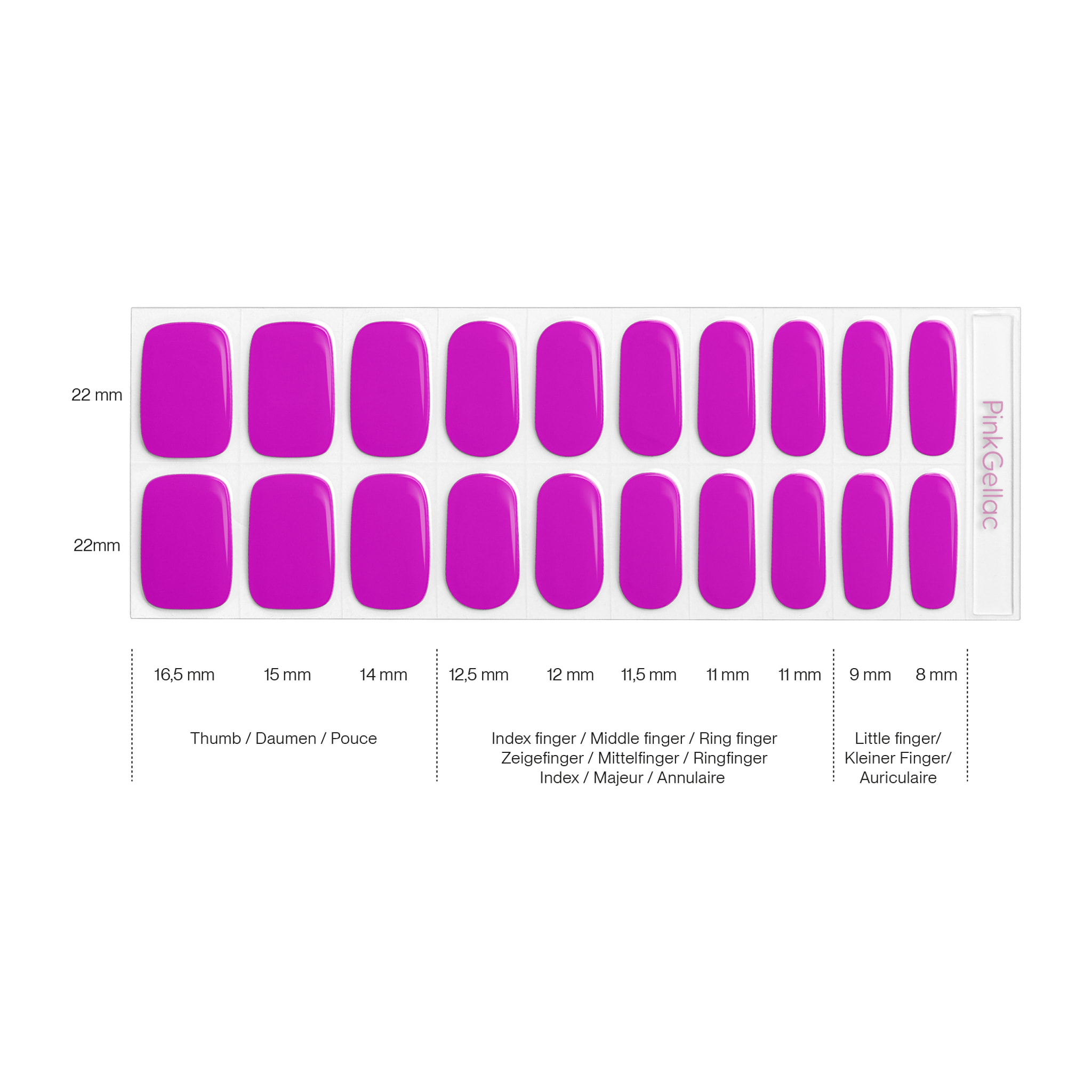 Stickers gel - 0042 Vivid Violet