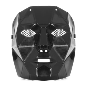 Disegno del capo dell'ospite della maschera del calamaro. Fori per mirino anteriore. Ampia fascia elastica per il fissaggio.