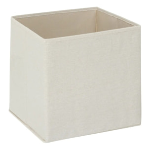 Boîte de rangement Mix'n modul 31x31cm relief bali beige