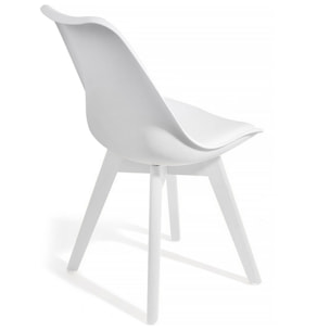 Tomasucci kiki evo Lot de 4 Chaises blanche Blanc