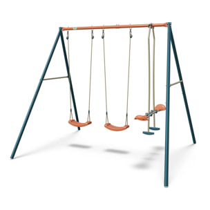 Portique métal 2,20 m Axion TEO - 4 Enfants