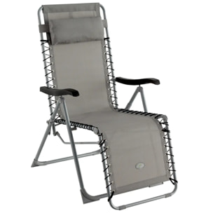 Fauteuil relax de jardin Silos Galet