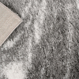 Tapis shaggy tissé motif abstrait KEBE